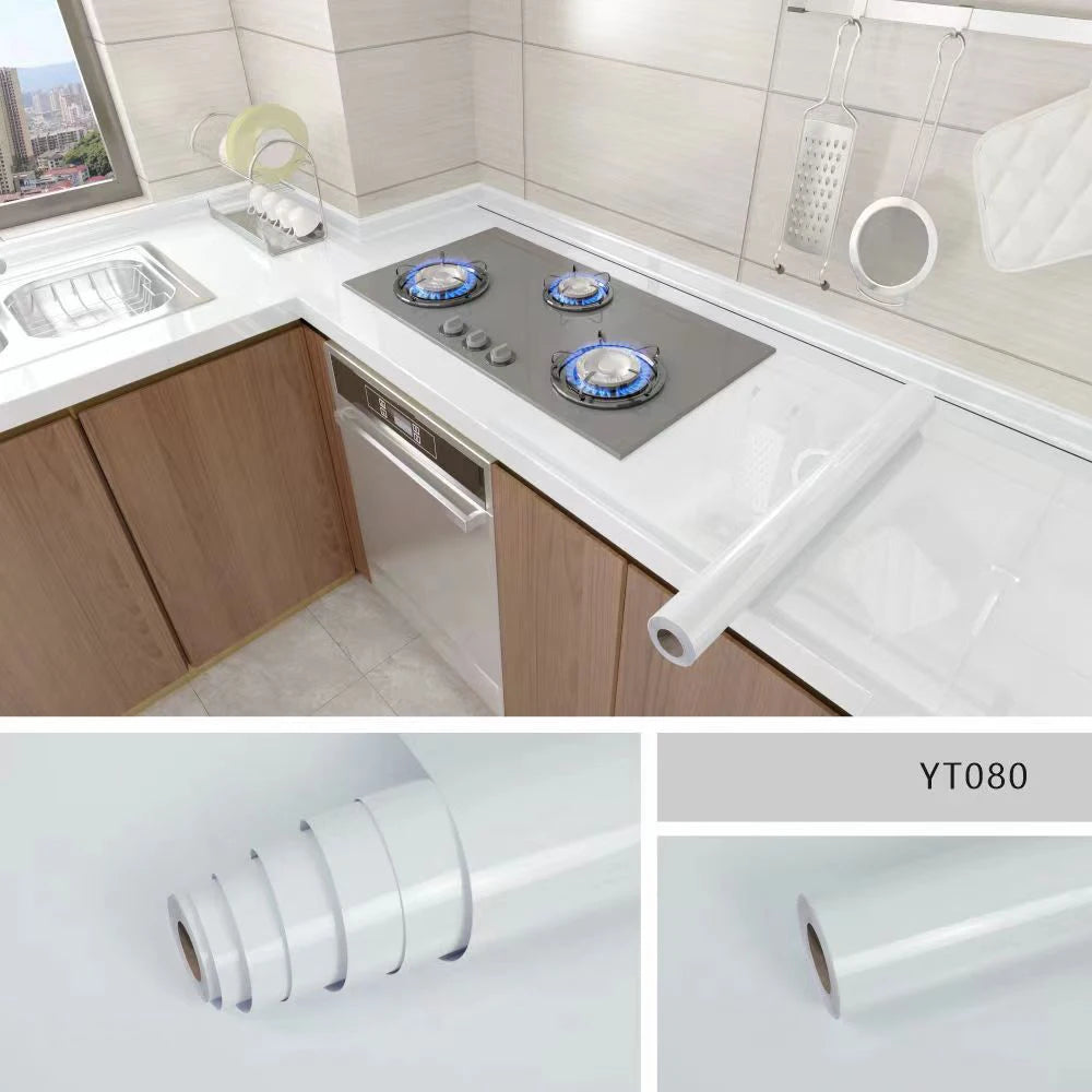 Vinil Adhesivo para Cocina Tipo Mármol Impermeable | Protector para Encimeras y Muebles