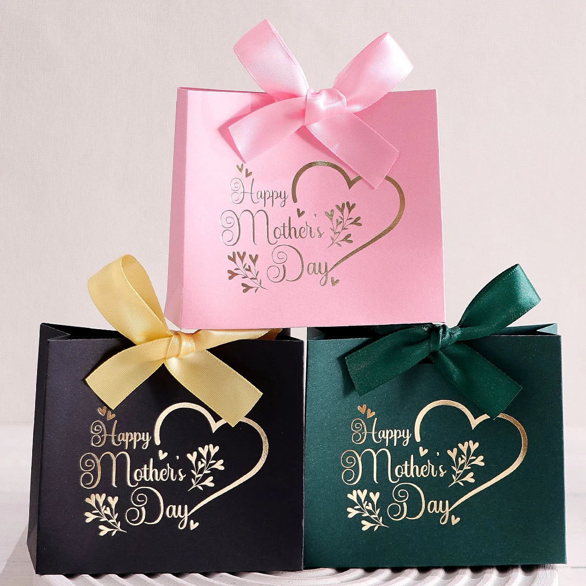 Cajas de Regalo para el Día de la Madre - Pack 5 Pcs Diseño Elegante