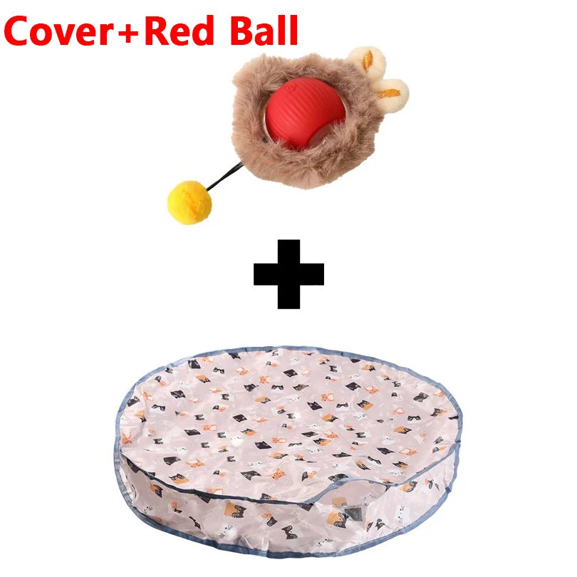 Interactive Cat Toy – Hidden Ball Hunting Mat