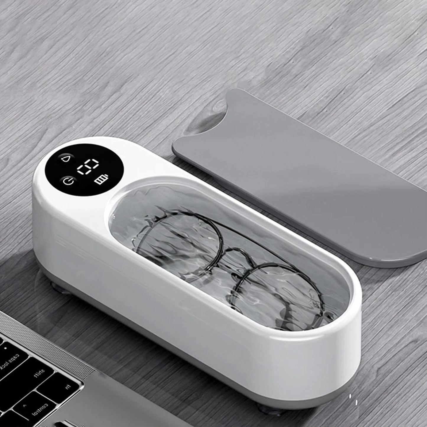 Limpiador Automático de Anteojos y Joyas - Capacidad 500ml Inalámbrico