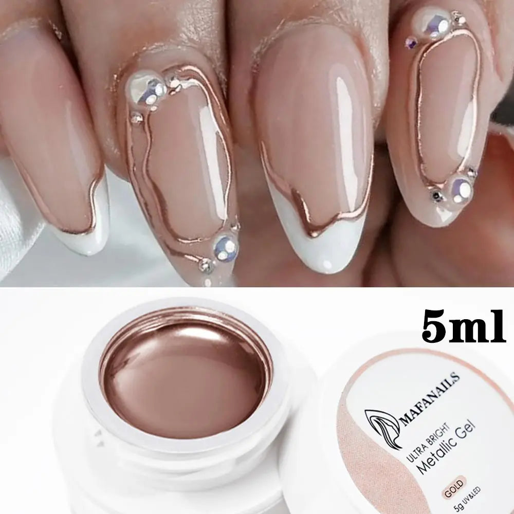 Esmalte en Gel Efecto Metálico – Gel semipermanente UV polish