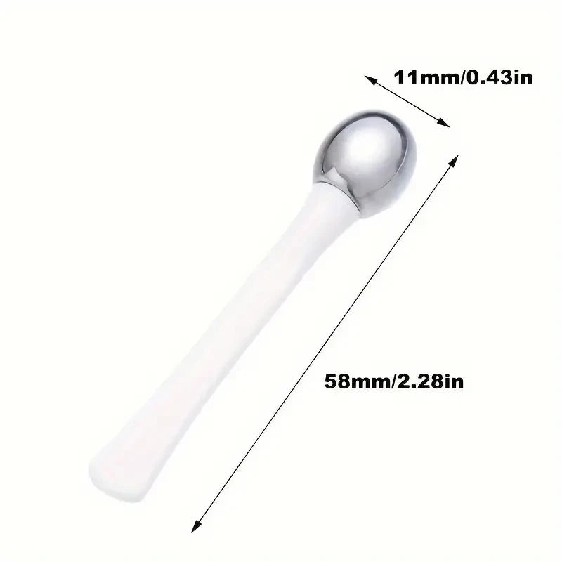 Rodillo Masajeador para Ojos de Aleación | Aplicador de Crema para Contorno de Ojos, sajeador Facial Antiedad |