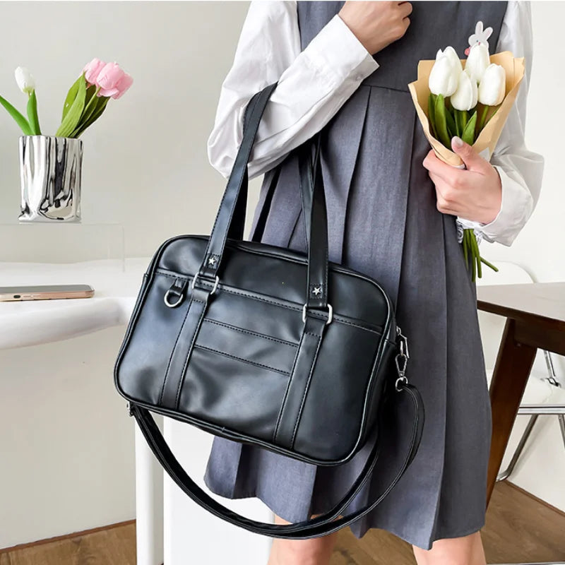 Bolsa Escolar Mujer Estilo Japonés – Crossbody y Hombro,