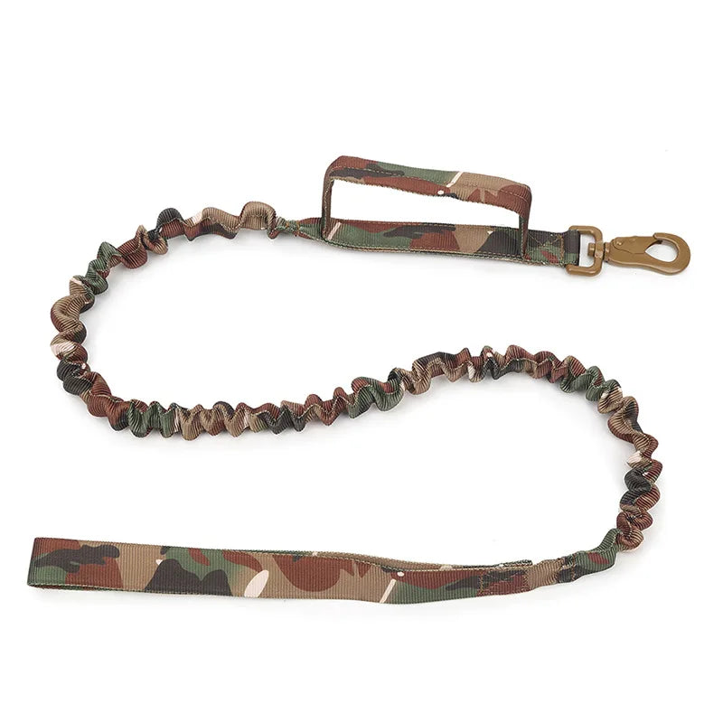 Collar Táctico Ajustable para Perros con Hebilla Metálica