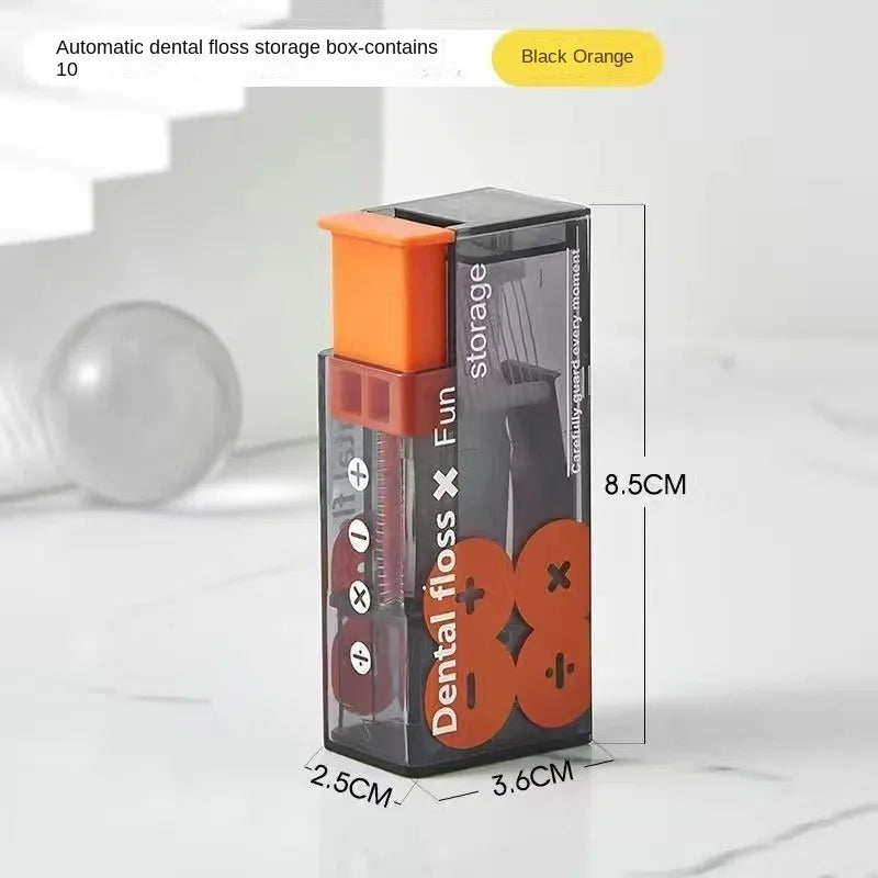 Dispensador Automático de Hilo Dental - Caja de Almacenamiento Pop-Up