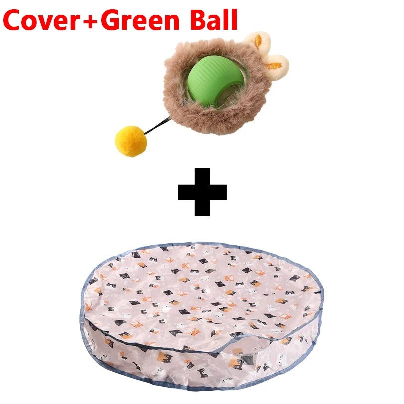 Interactive Cat Toy – Hidden Ball Hunting Mat