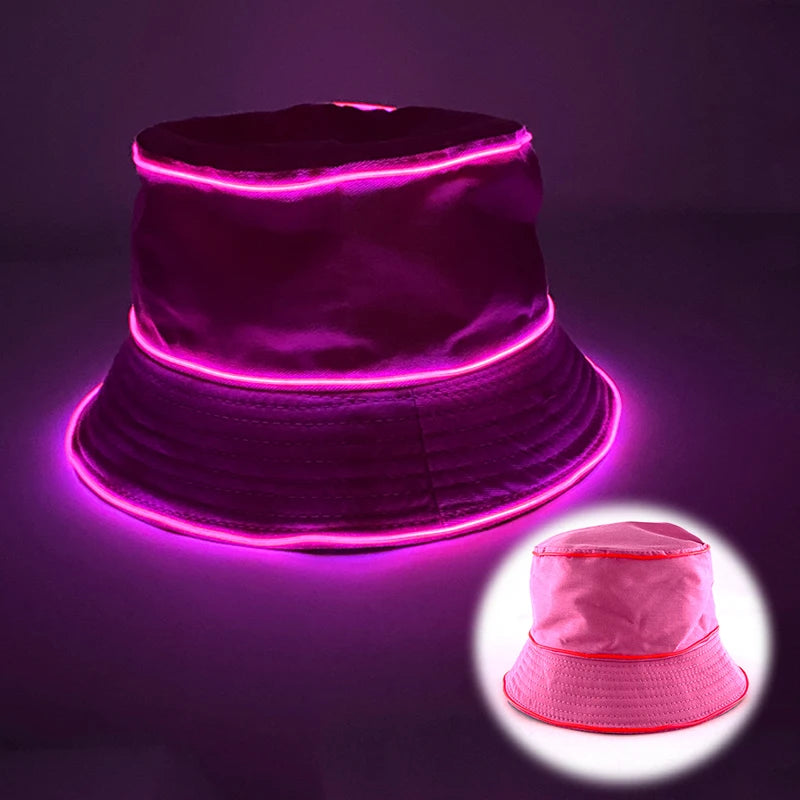 Sombrero LED Neón