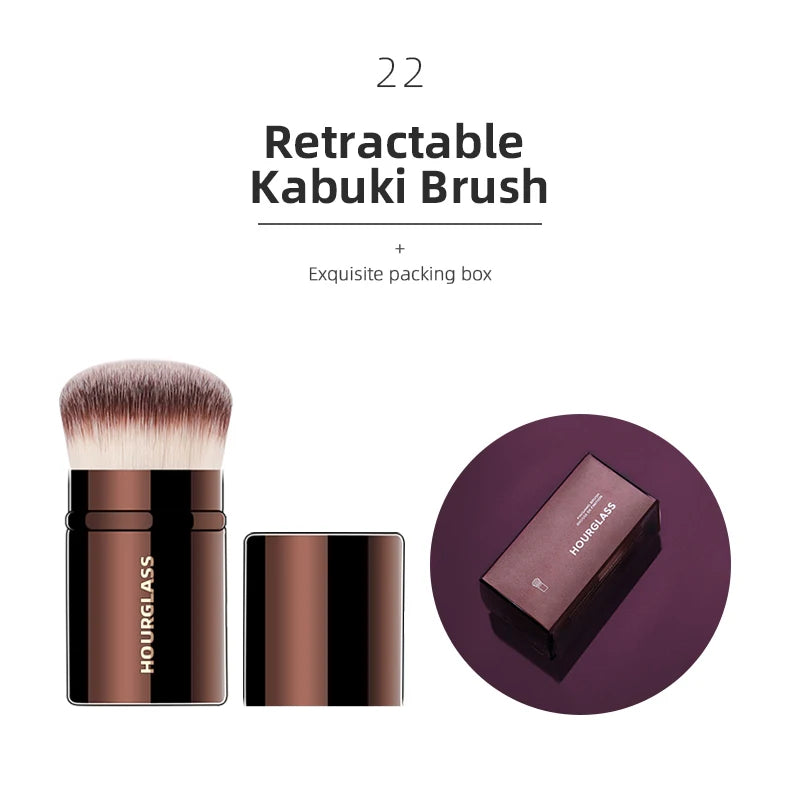 Brochas para Base, Polvo, Rubor y Sombras – Set Premium, Rostro y ojos