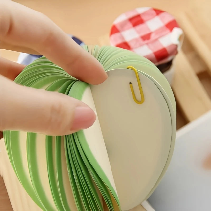 Notas Adhesivas 3D en Forma de Fruta - Bloc de Notas Creativo