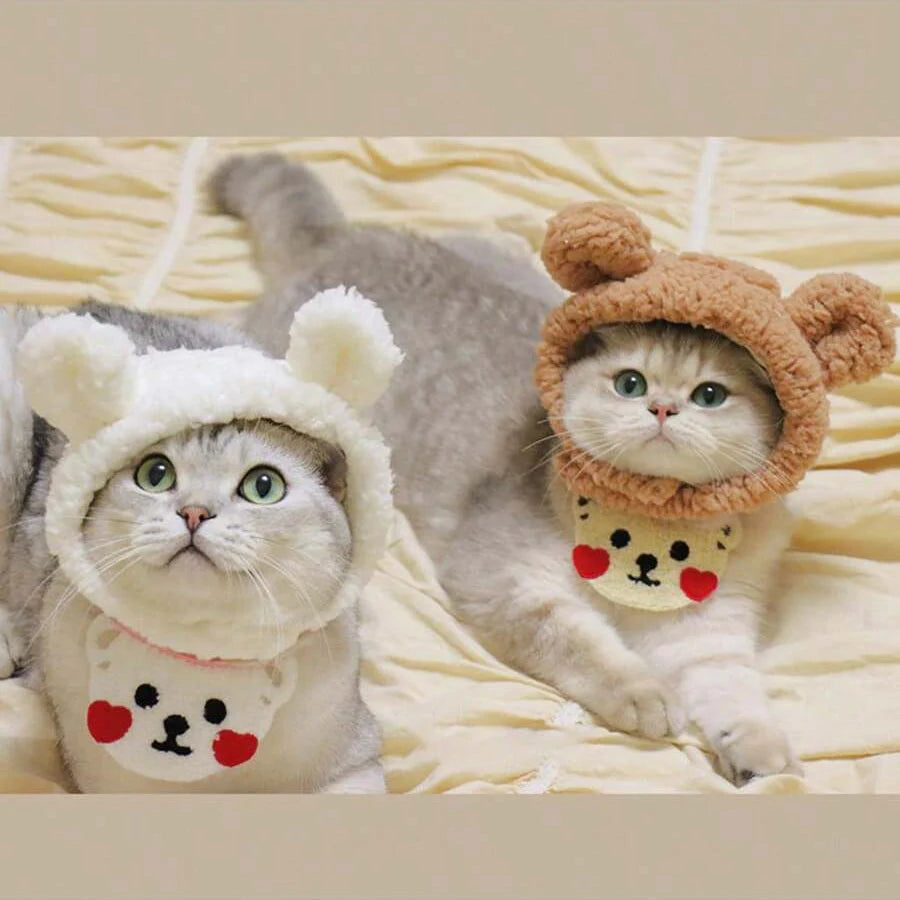 Gorro de Conejo para Gatos y Perros Pequeños - pets