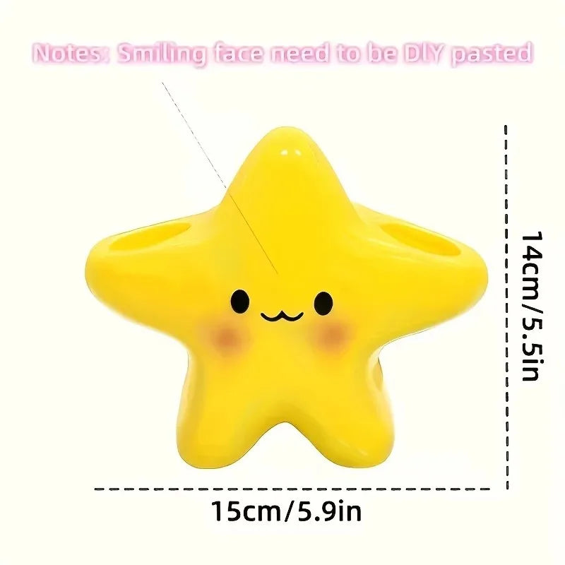 Porta Cepillos de Dientes en Forma de Estrella - Organizador de Baño Cute