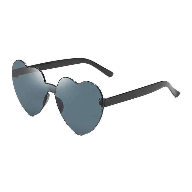 Gafas de Sol en Forma de Corazón – Lentes de Fiesta con Protección UV