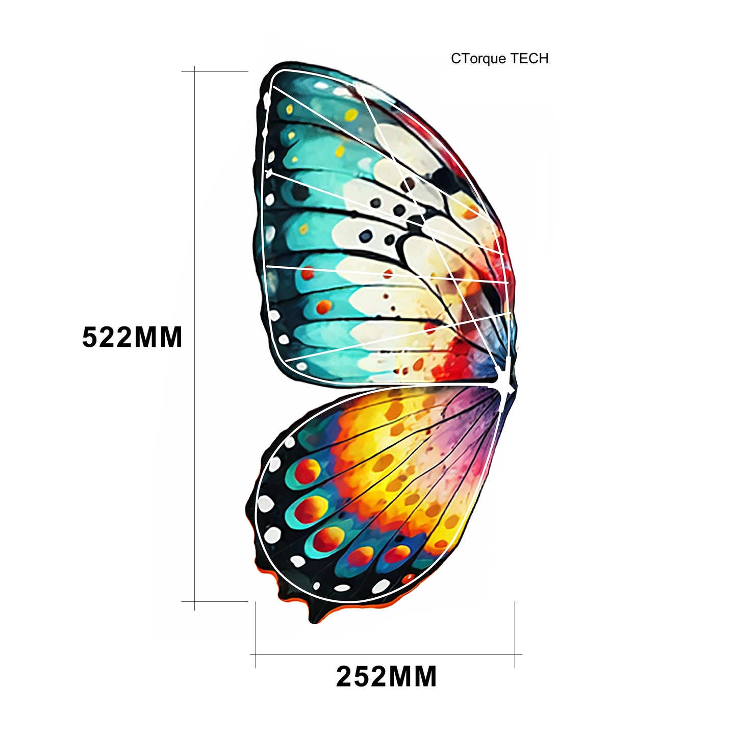 Mariposa Voladora RC LED – Efecto Realista
