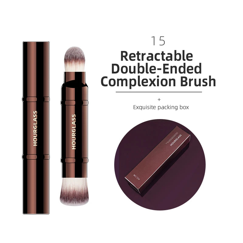 Brochas para Base, Polvo, Rubor y Sombras – Set Premium, Rostro y ojos