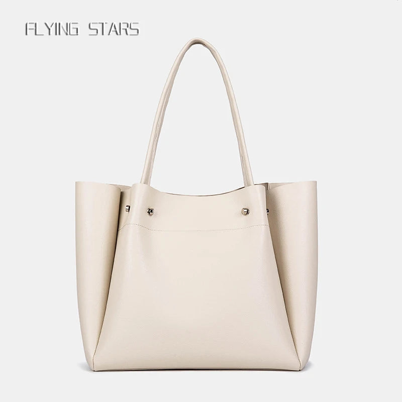 Bolsa de Hombro Mujer Estilo Casual – Tote Amplia con Zipper