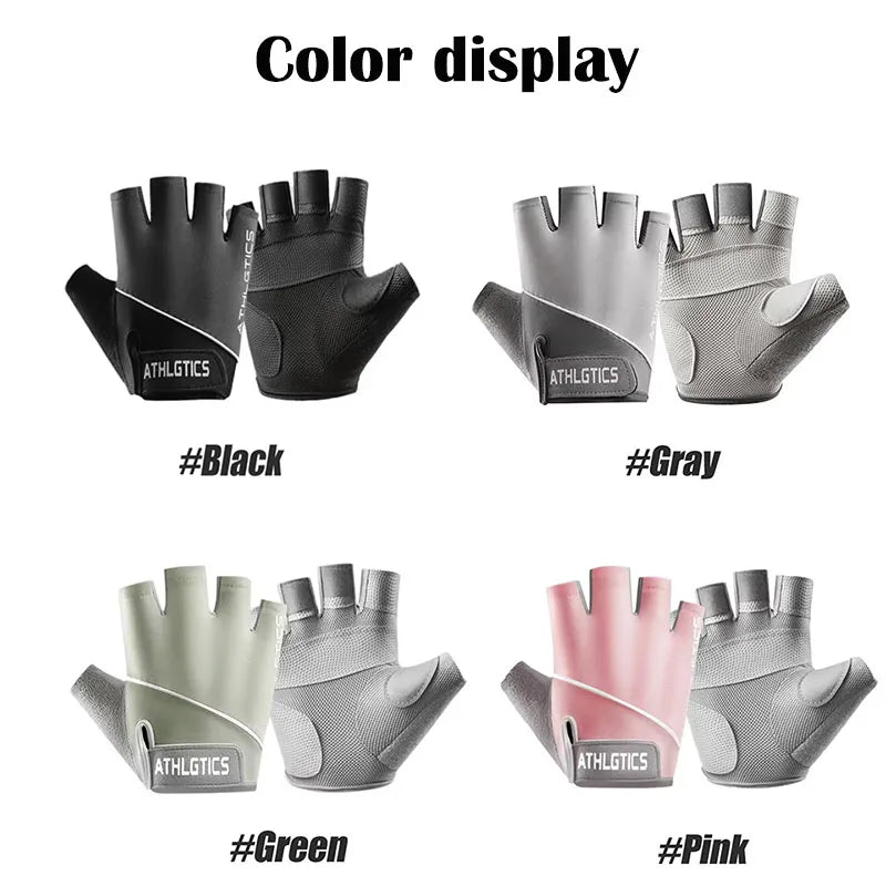 Guantes de Entrenamiento Mujer – Gym, Crossfit y Pesas, Medio Dedo Antideslizantes