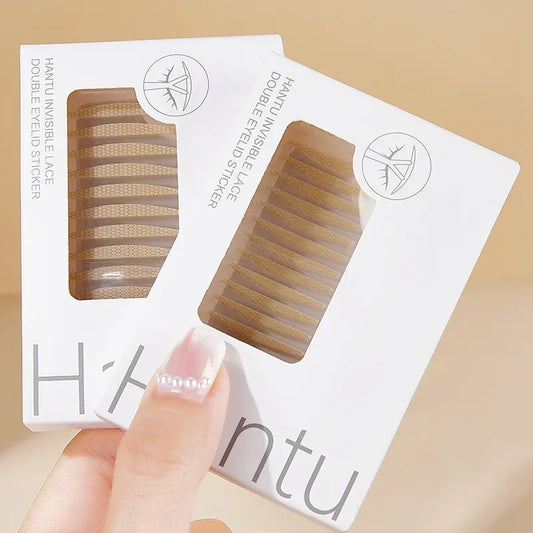 Adhesivos para Crear Doble Pliegue en Párpados – Acabado Natural, Efecto Ojos Más Grandes al Instante