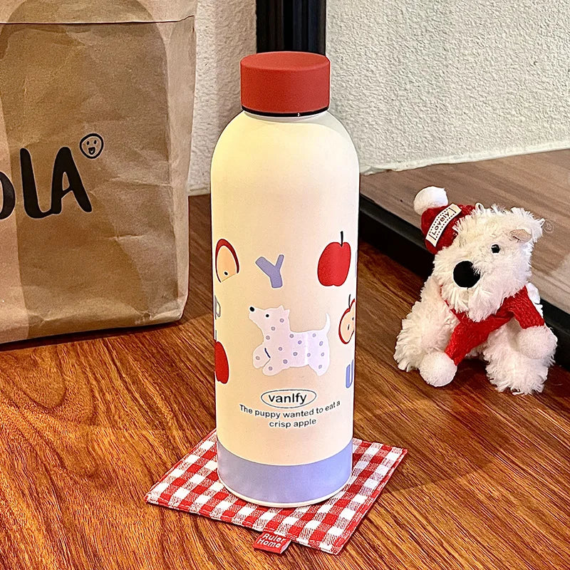Termo de Acero Inoxidable Estilo Americano 500ml - Botella Térmica