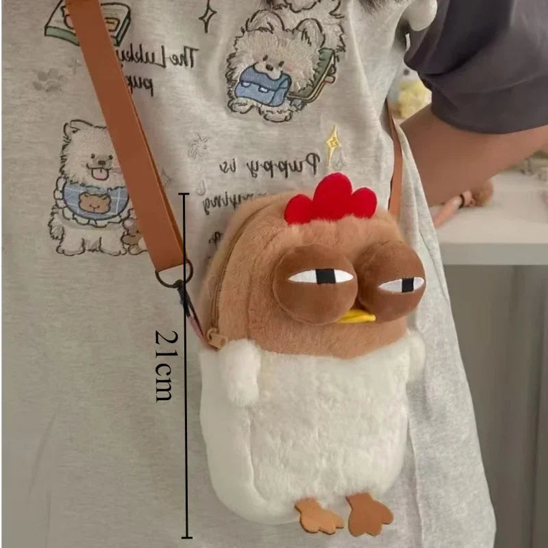 Bolsa Peluche Gallina Divertida Ugly – Bolso Plush Original