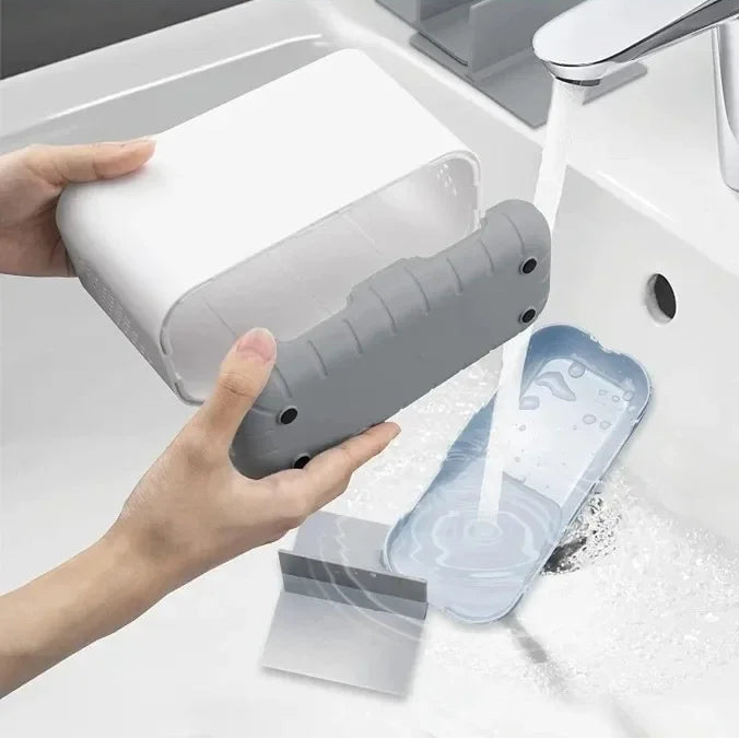 Organizador de Baño para Cepillos y Pasta Dental | Soporte con Orificio de Drenaje
