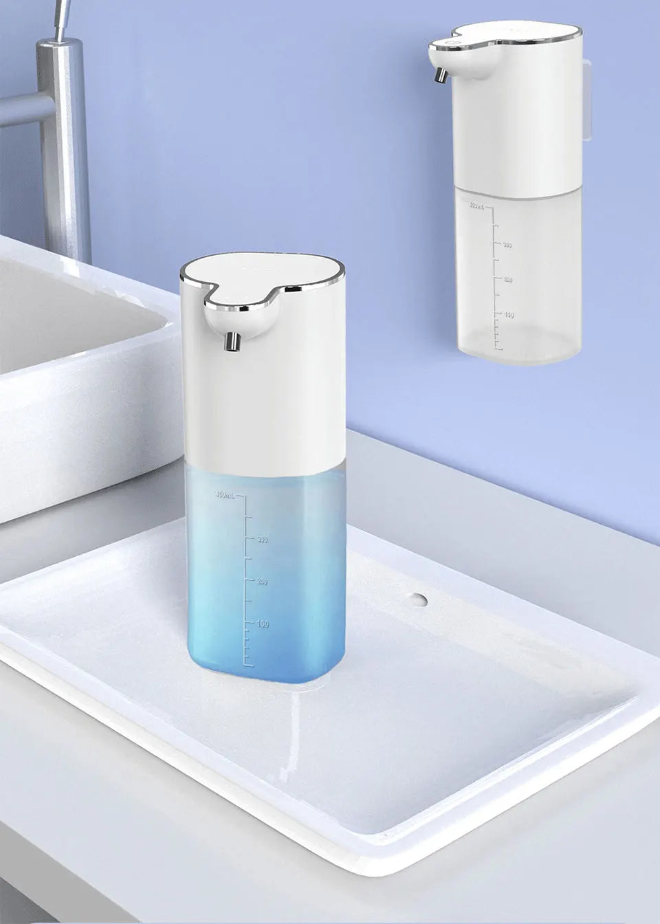 Dispensador Automático de Jabón Líquido Recargable 400ml Sin Contacto