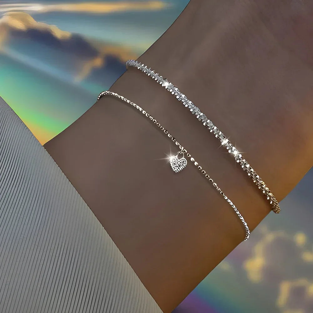 Pulsera Fina con Destellos – Accesorio de Noche, Look Glam