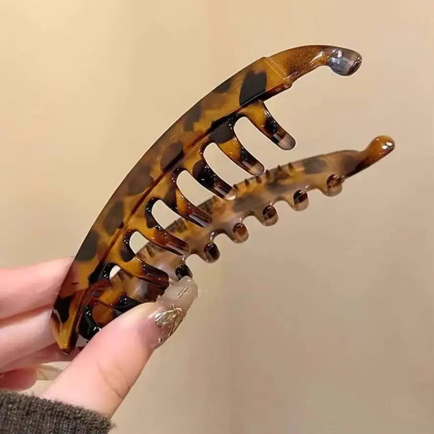 Clip de Cabello Banana Carey 12.5cm - Pinza de Pescado para Mujer