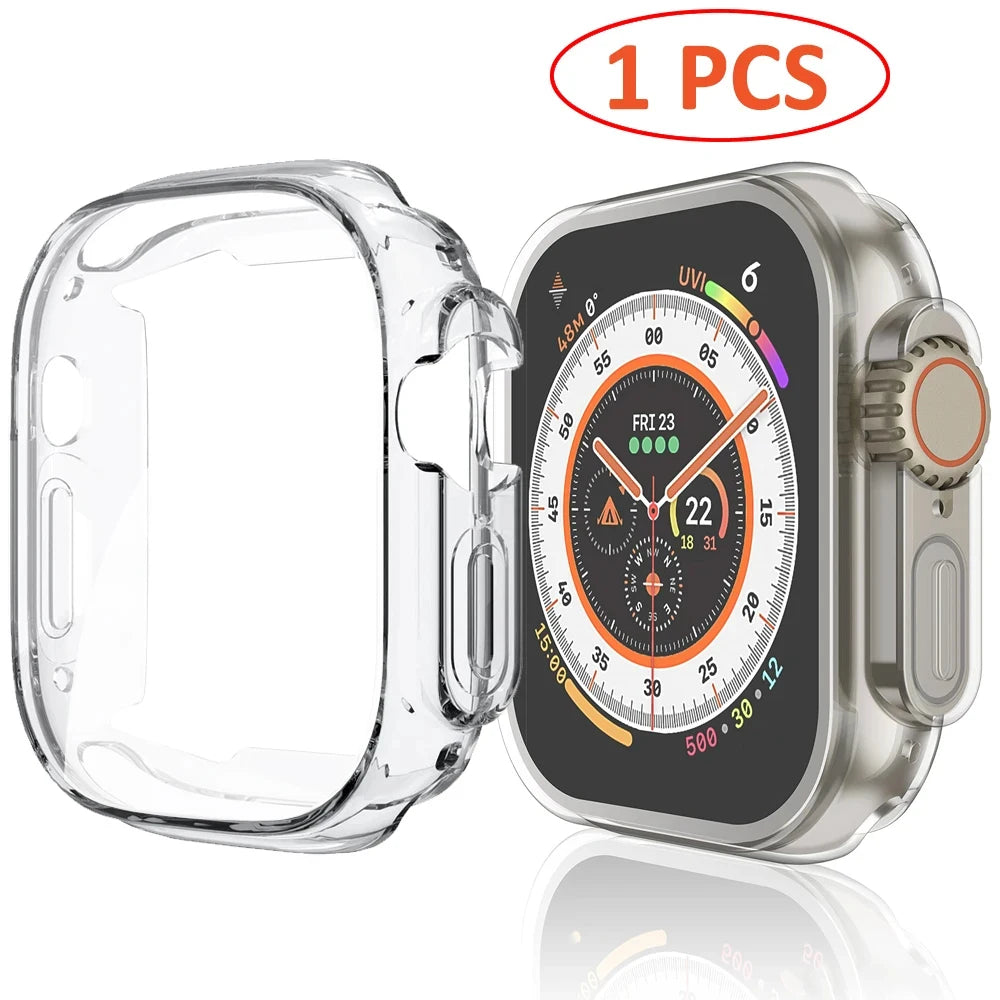 Funda Transparente con Protector para Apple Watch