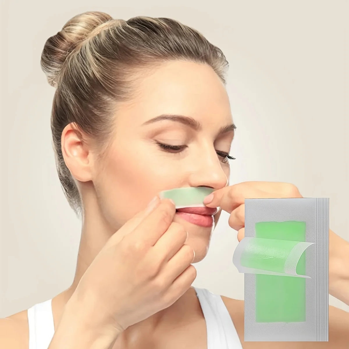 Bandas de Cera Fría Profesional - Depilación de Verano Cuerpo y Rostro