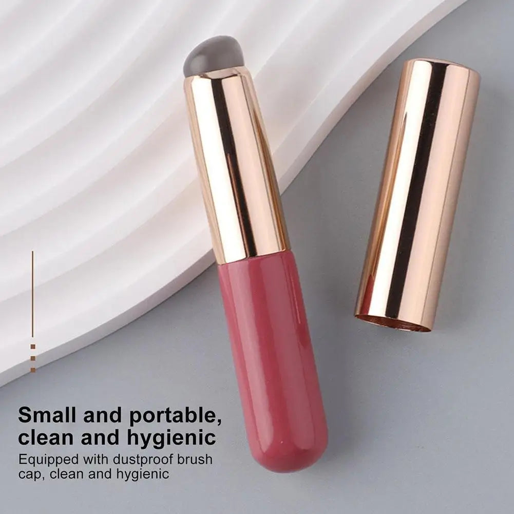 Pincel de Silicona Multifunción para Labial y Corrector - Efecto Difuminado Natural