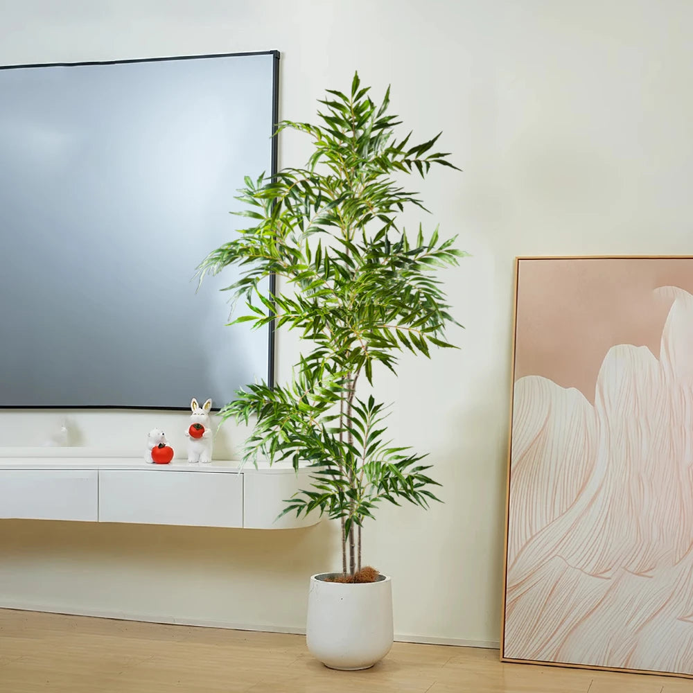 Planta Artificial Decorativa Tipo Palma Realista para Interior (78 cm - 140 cm)