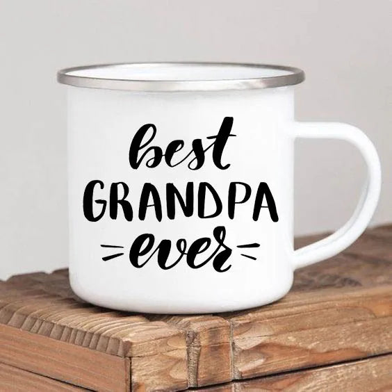 Regalo para la Mejor Abuela del Mundo - Taza de Peltre Blanca 8cm
