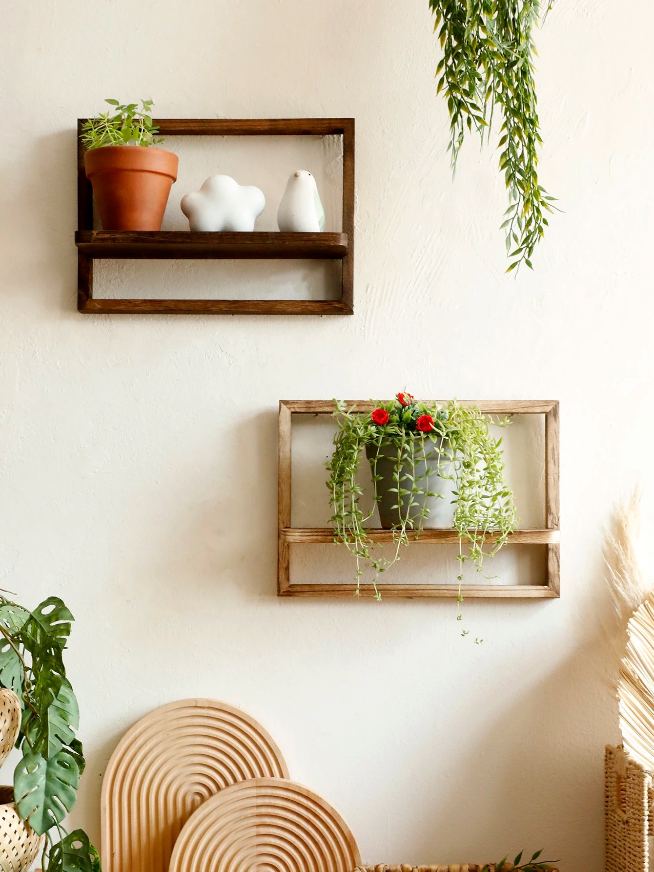 Repisas Flotantes de Madera Decorativas para Pared