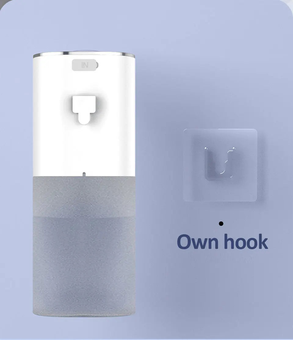 Dispensador Automático de Jabón Líquido Recargable 400ml Sin Contacto