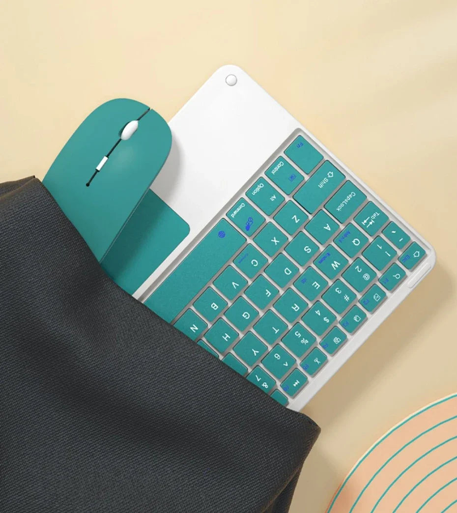 Teclado Bluetooth 10 Pulgadas para iPad y Tablet – Compacto Español/Inglés