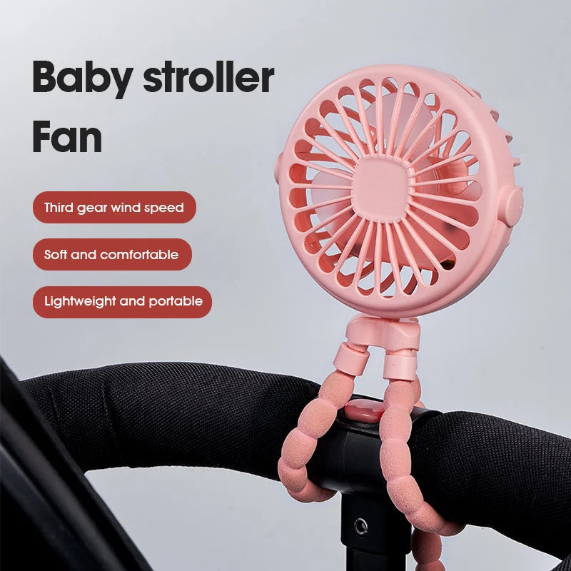 Ventilador Portátil USB Flexible Recargable