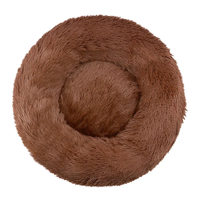 Cama Redonda Suave para Perros y Gatos – Cama Acolchada para Mascotas