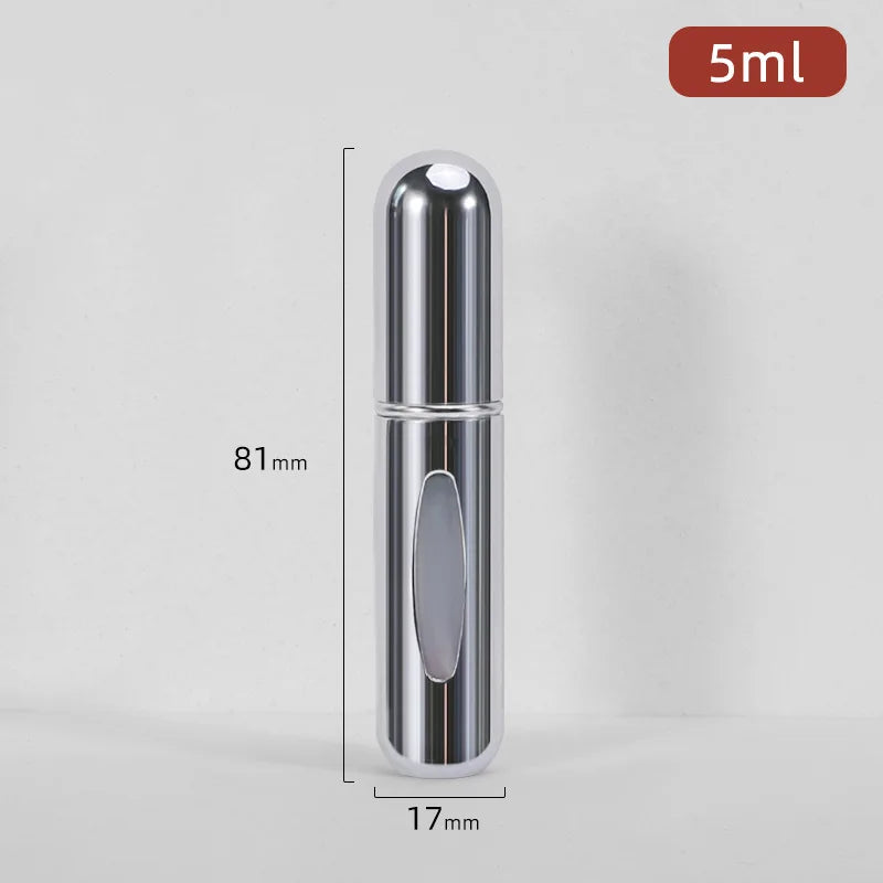 Botella Mini Spray Recargable – Ideal para Perfume o Líquidos de Viaje, Compacto y Portátil