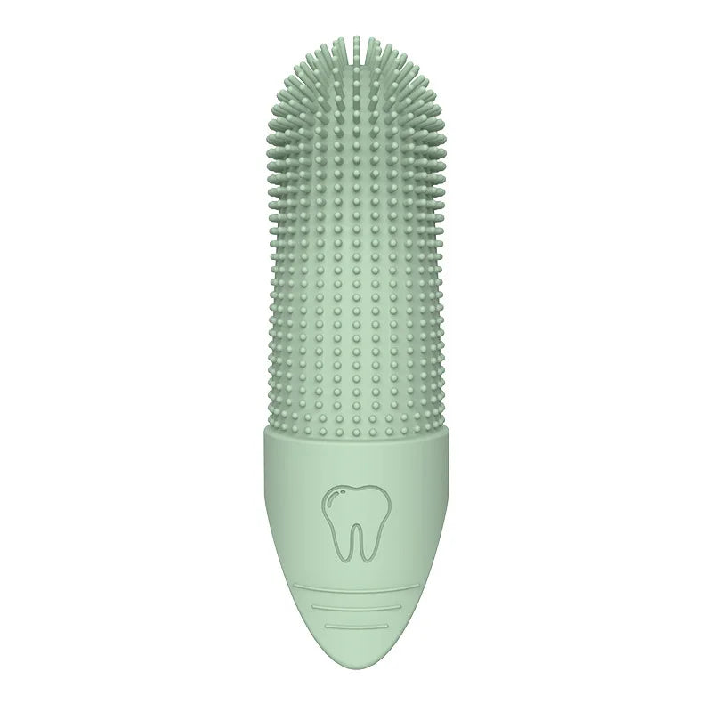 Cepillo Dental de Silicona para Mascotas