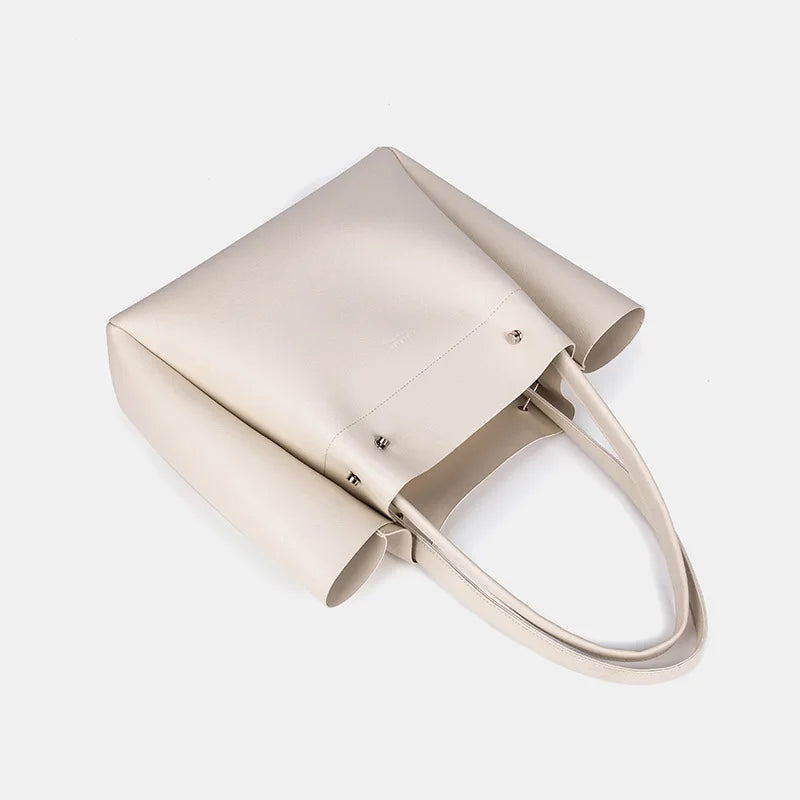 Bolsa de Hombro Mujer Estilo Casual – Tote Amplia con Zipper