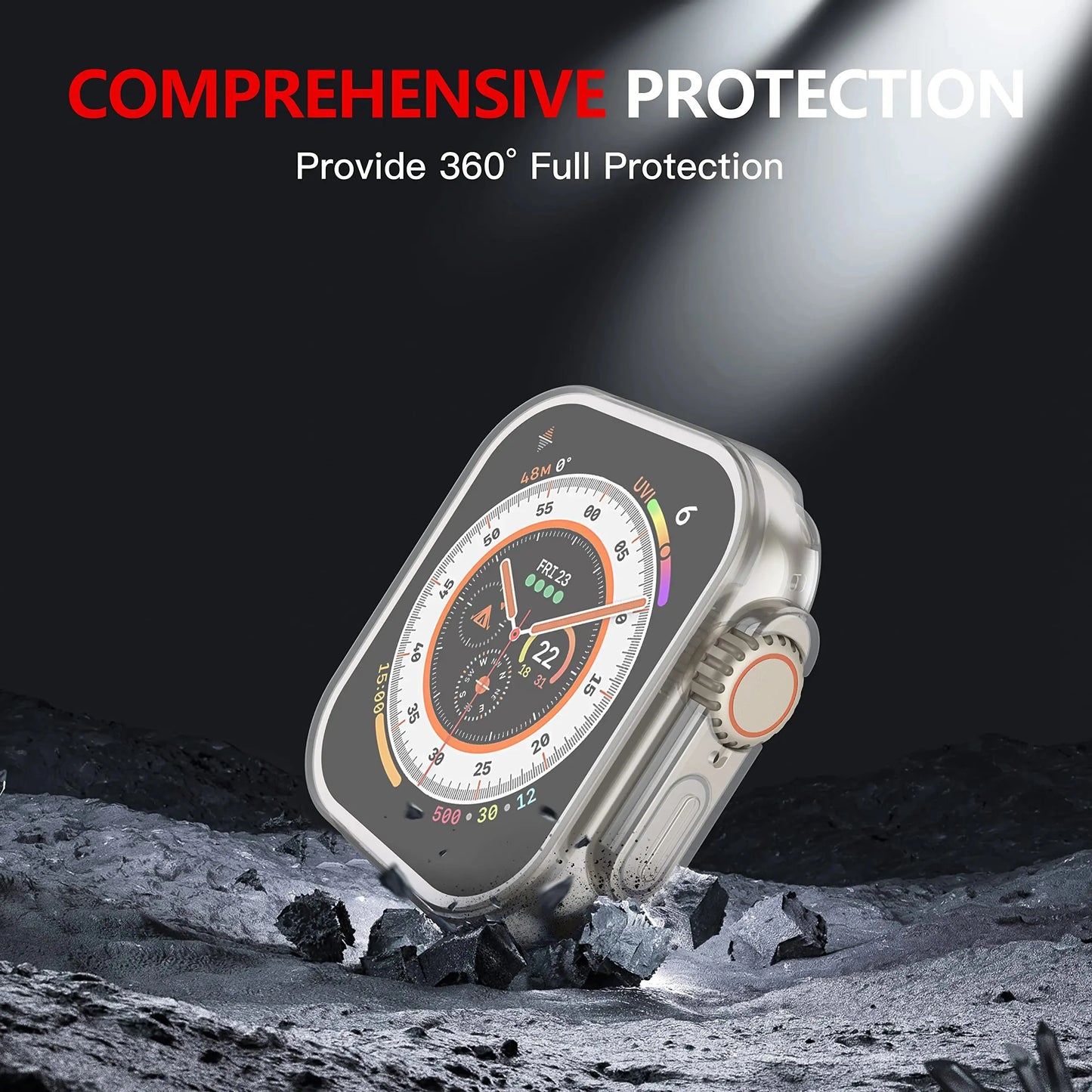 Funda Transparente con Protector para Apple Watch