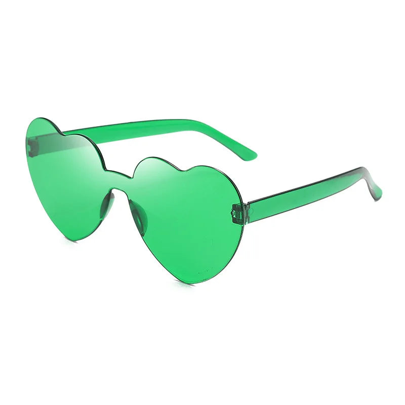 Gafas de Sol en Forma de Corazón – Lentes de Fiesta con Protección UV
