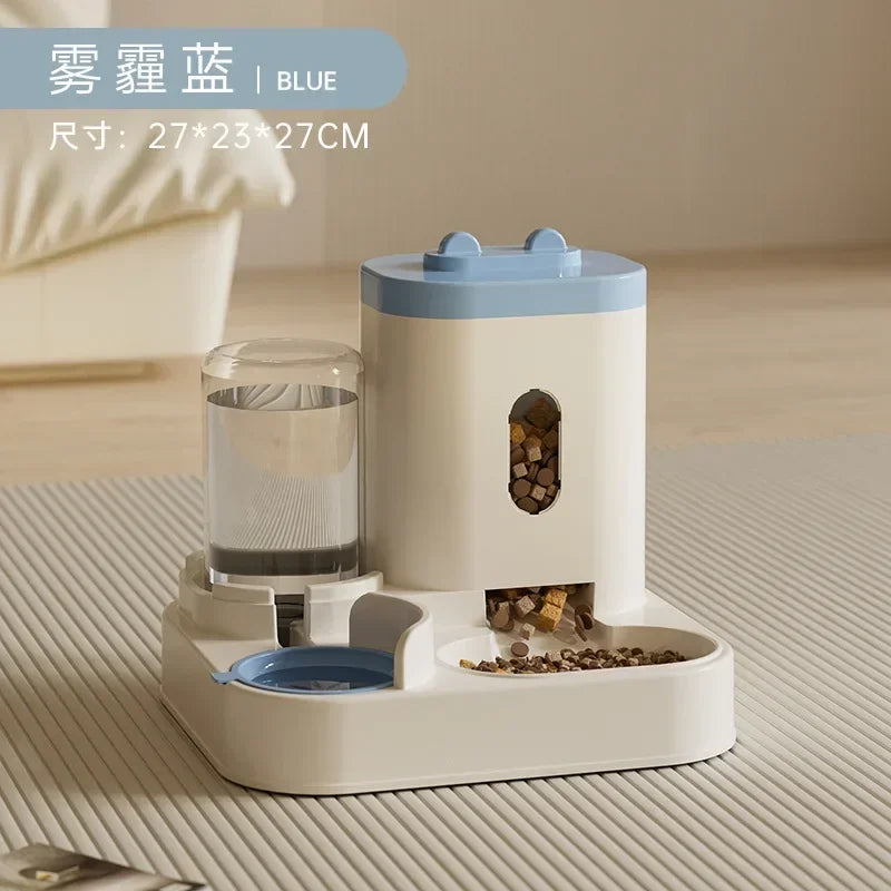 Dispensador Automático de Comida y Agua para Mascotas Gran Capacidad