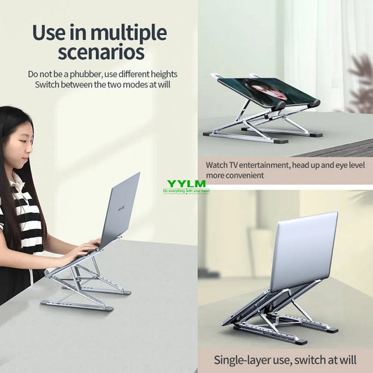 Soporte Ajustable de Aluminio para Laptop N8