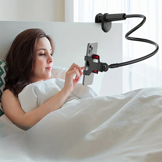Soporte Flexible de Brazo Largo para Celular - Base para Cama y Escritorio