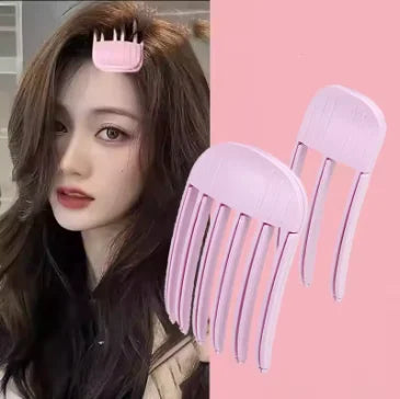 Fringe Clip with Volumizing and Curling Effect – Heatless Root Lift for Women. Natural Hair Care Styling Tool