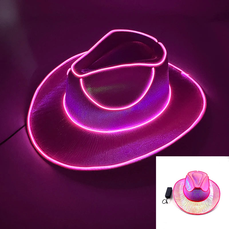 Sombrero LED Neón
