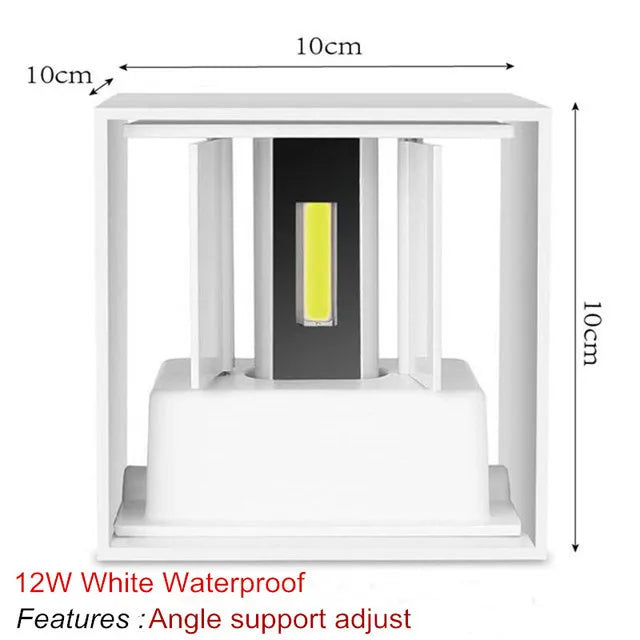 Lámpara LED de Pared Moderna – Luz Decorativa para Interior y Exterior