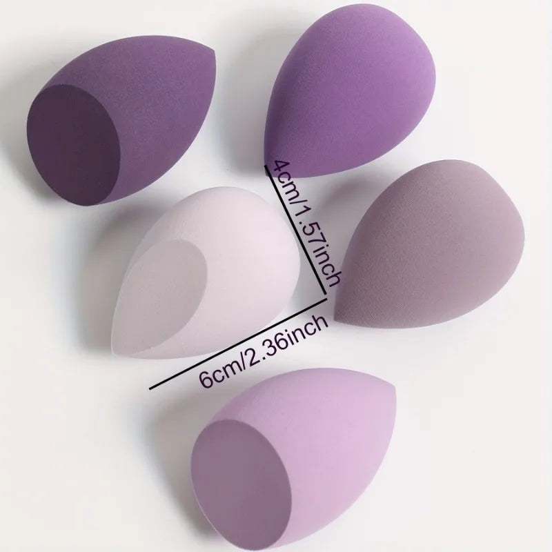 Esponja para Base y Polvo – Sin Látex ni Fragancia, Colores Surtidos