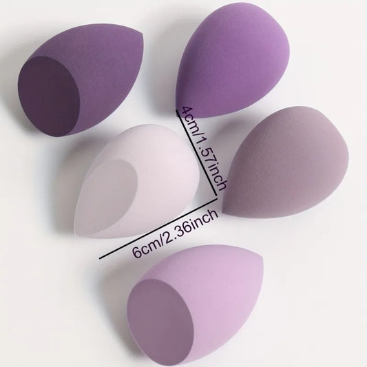 Esponja para Base y Polvo – Sin Látex ni Fragancia, Colores Surtidos